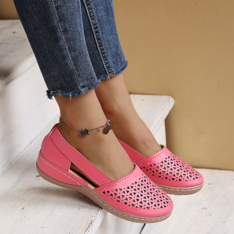 Ingrid | Cutout Wedge Sandal