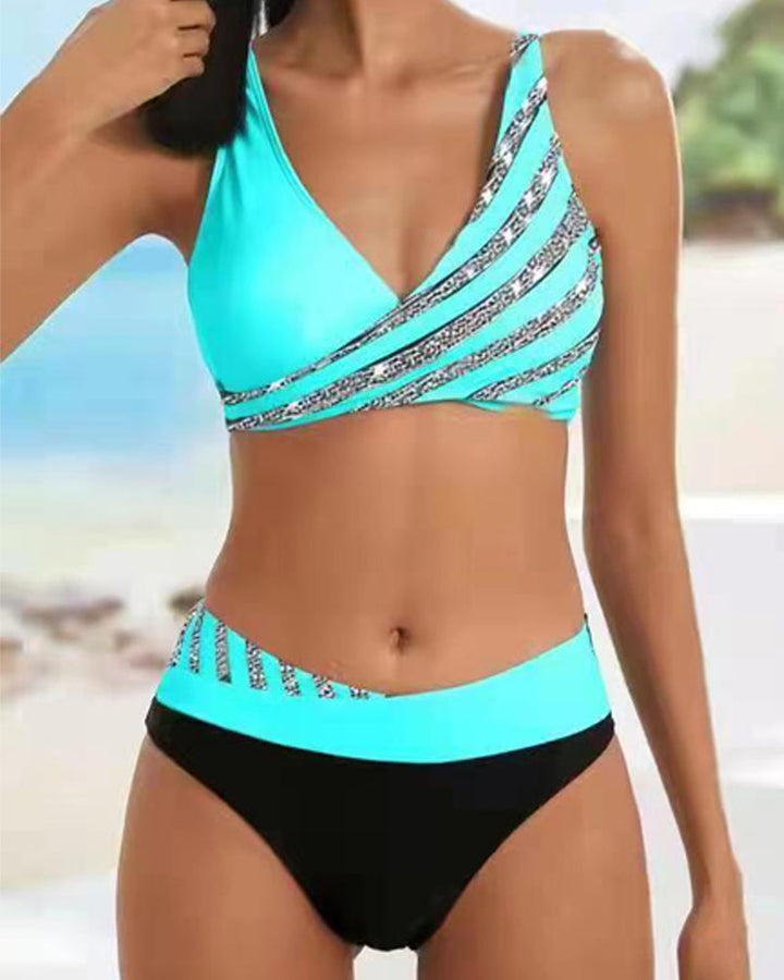 Cecilia | Sunset Print Bikini
