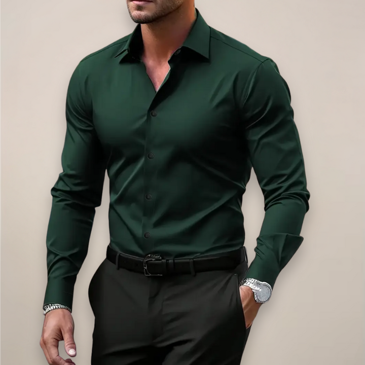 Marcus | Classic Notched Collar Dress Shirt