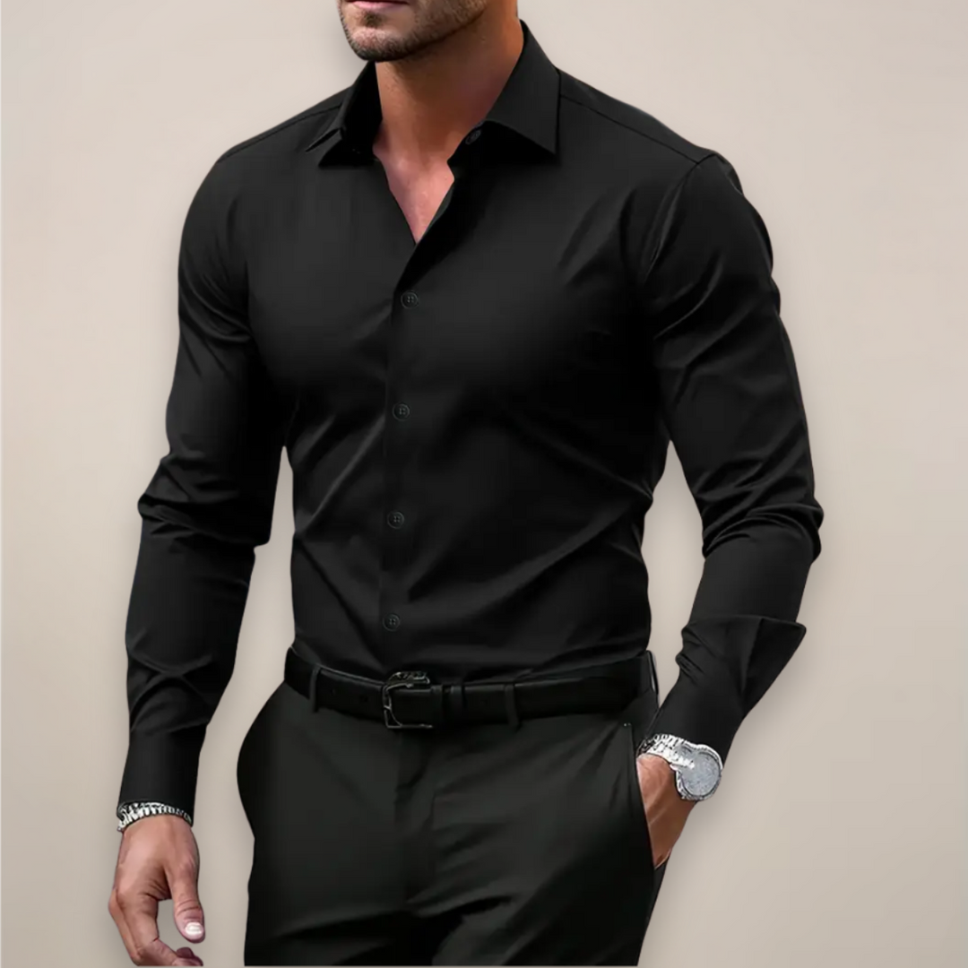 Marcus | Classic Notched Collar Dress Shirt