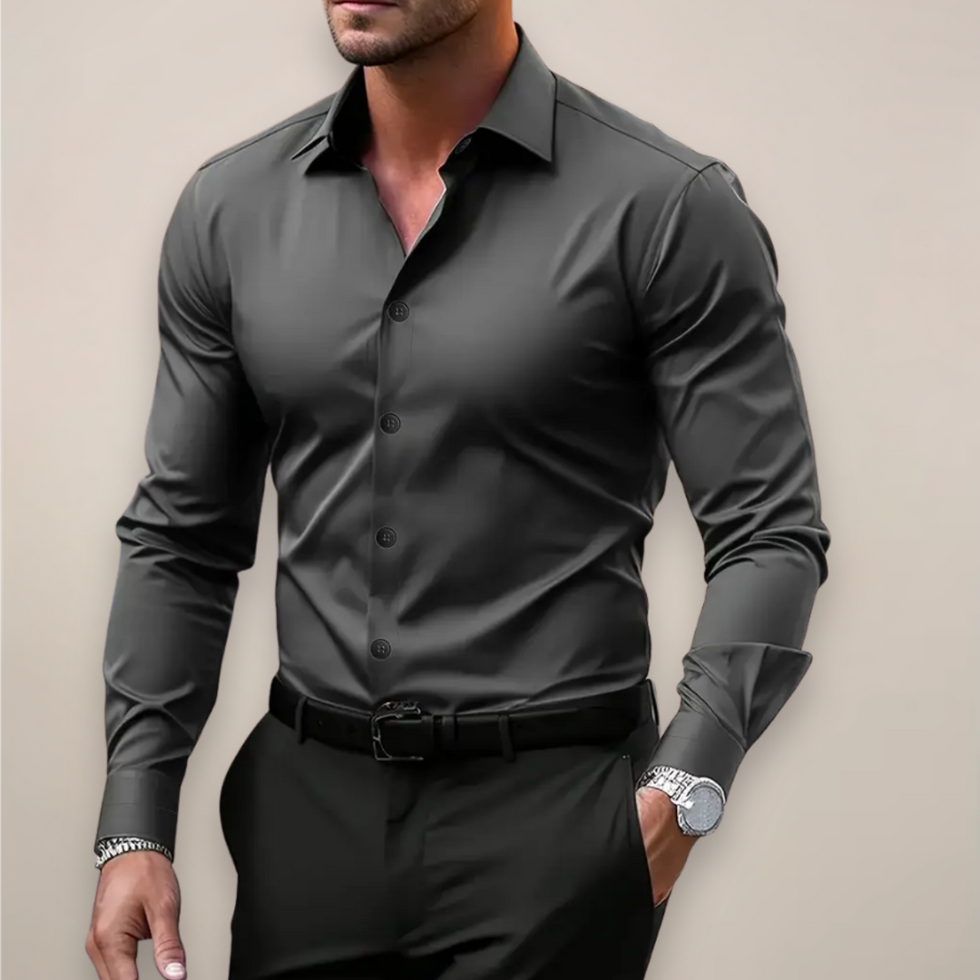 Marcus | Classic Notched Collar Dress Shirt