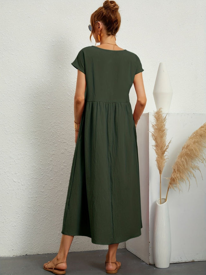 Adelaide | Short Sleeve Midi Dress