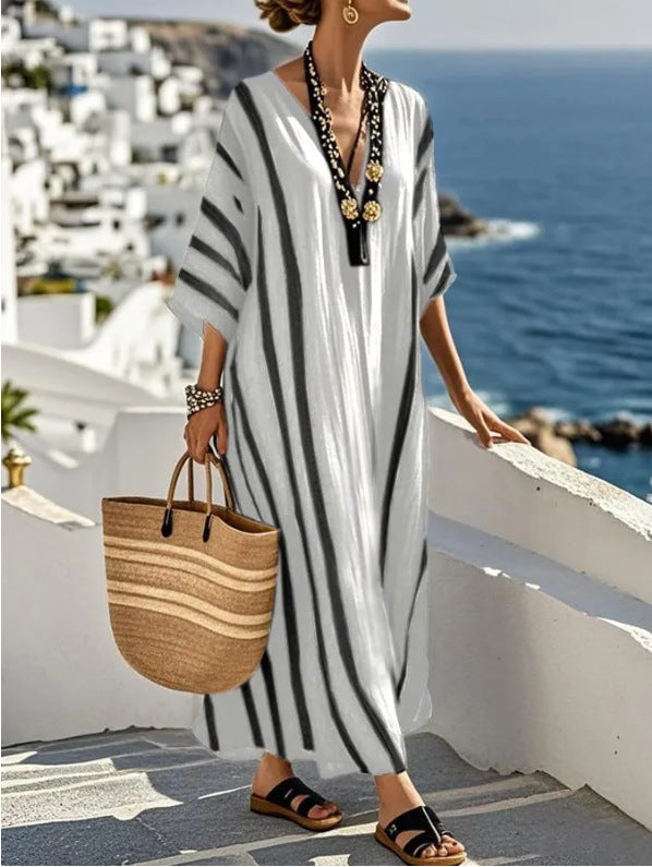 Pandora | Mediterranean Kaftan Maxi Dress
