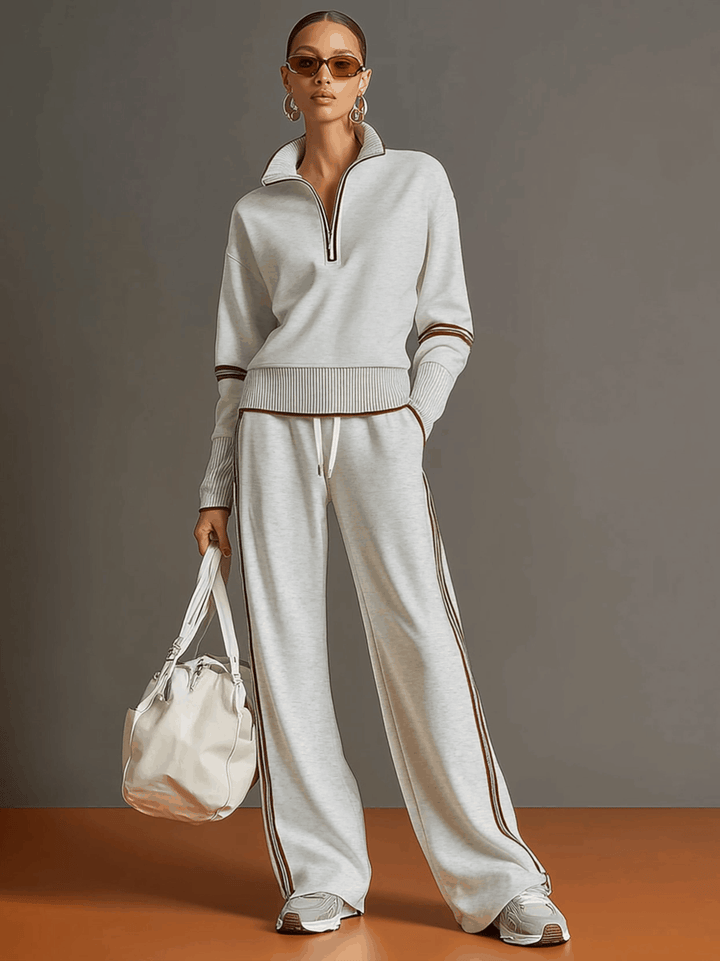 Wilda | Elegant Half-Zip Lounge Set