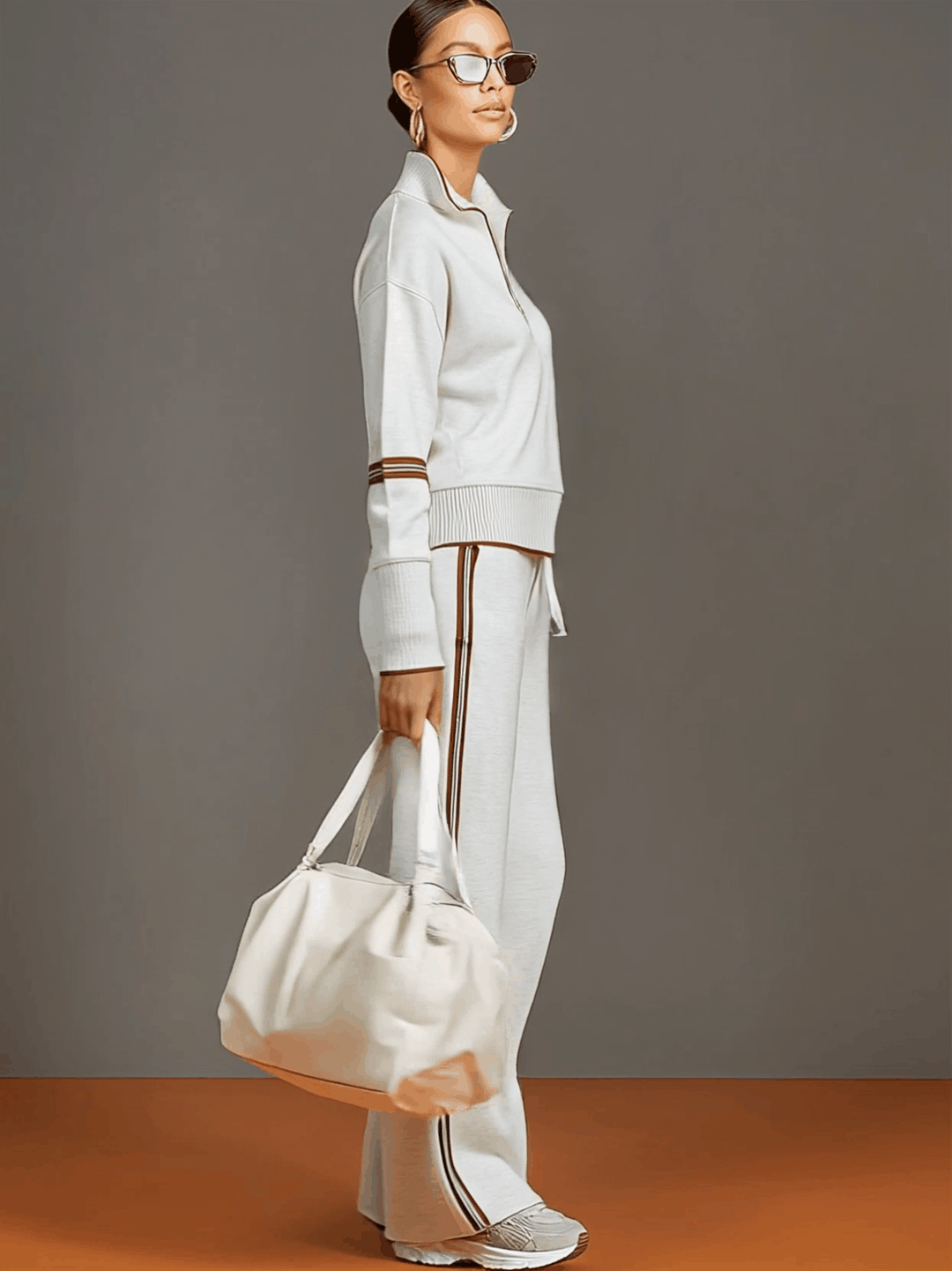 Wilda | Elegant Half-Zip Lounge Set