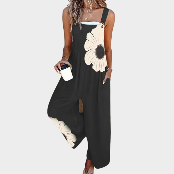 Helena | Breathable Floral Print Jumpsuit