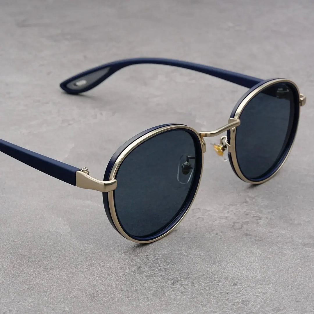 Lennox | Retro Round Polarized Sunglasses
