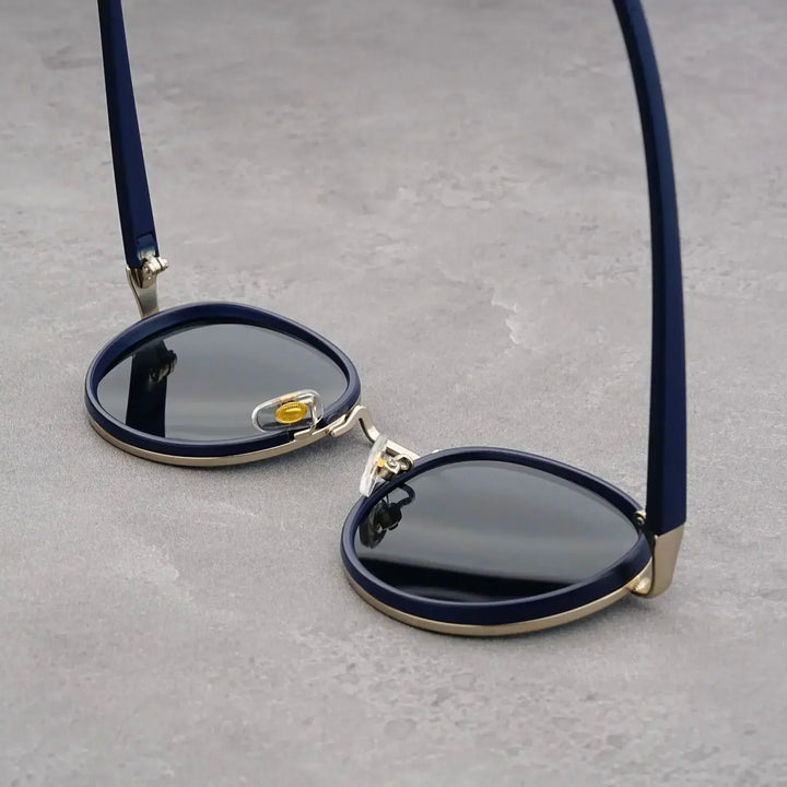 Lennox | Retro Round Polarized Sunglasses