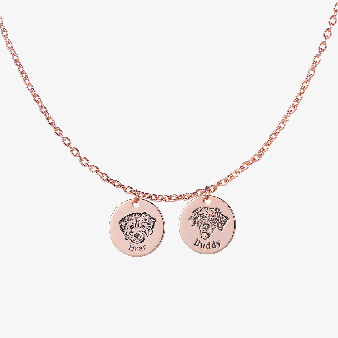 Collar Personalizado con Retrato de tu Mascota