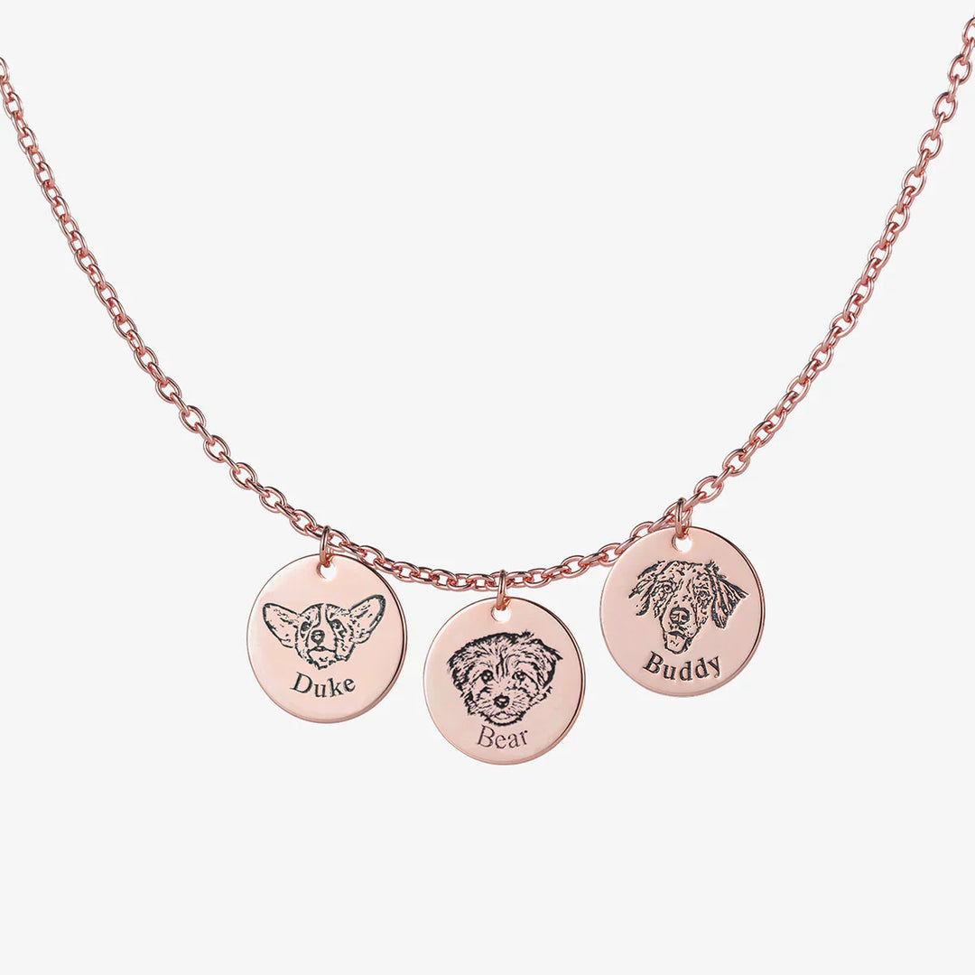 Collar Personalizado con Retrato de tu Mascota