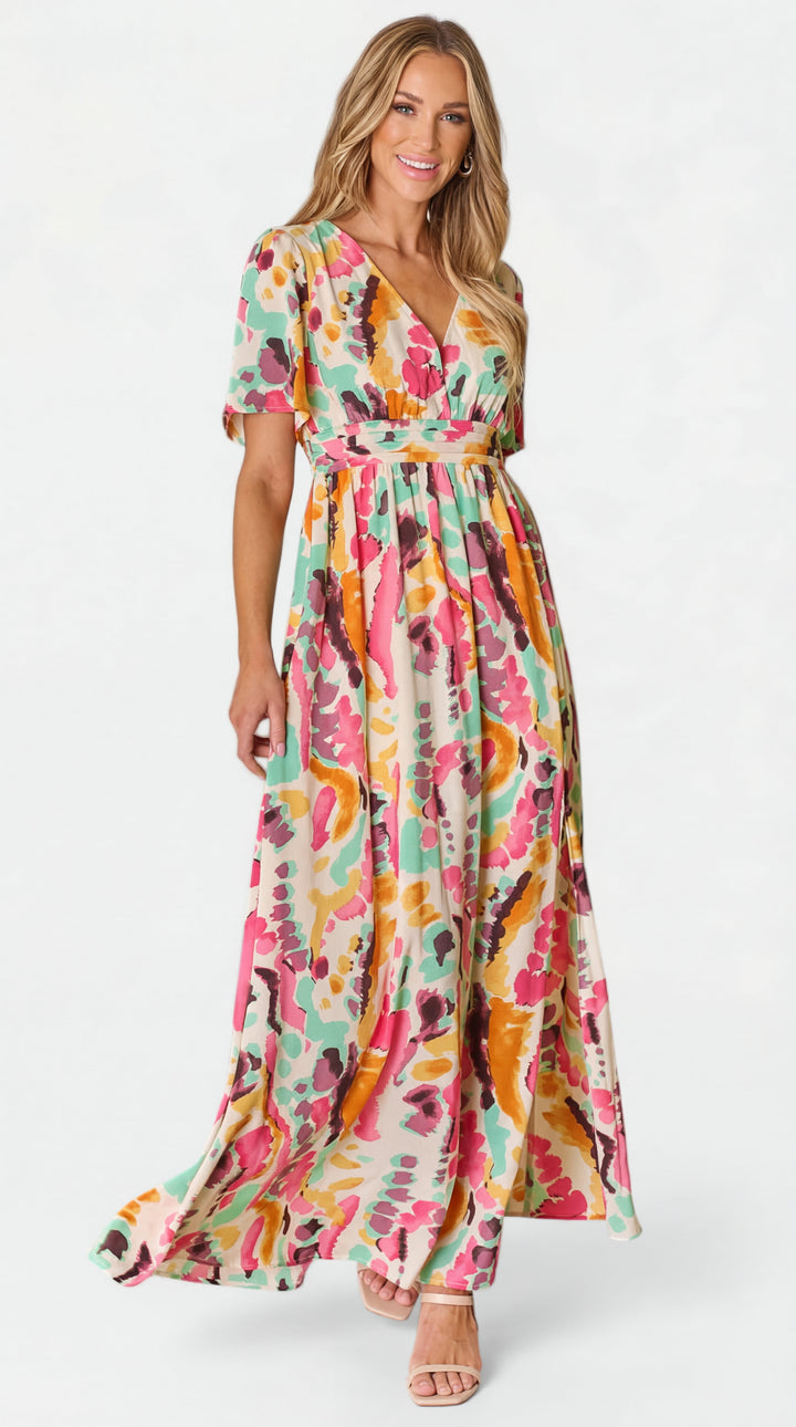 Nova | Classic V-Neck Dress