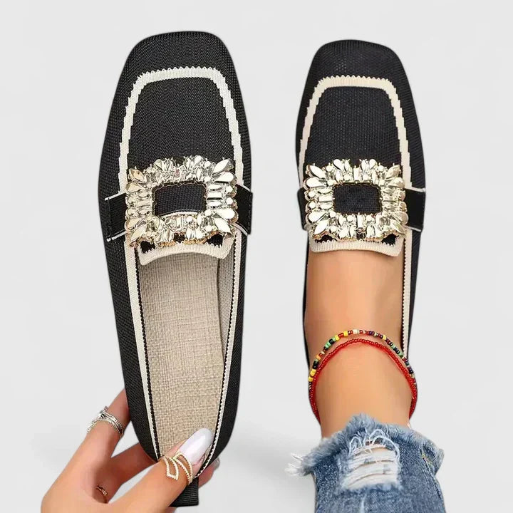 Nathalie | Embellished Comfort Loafers