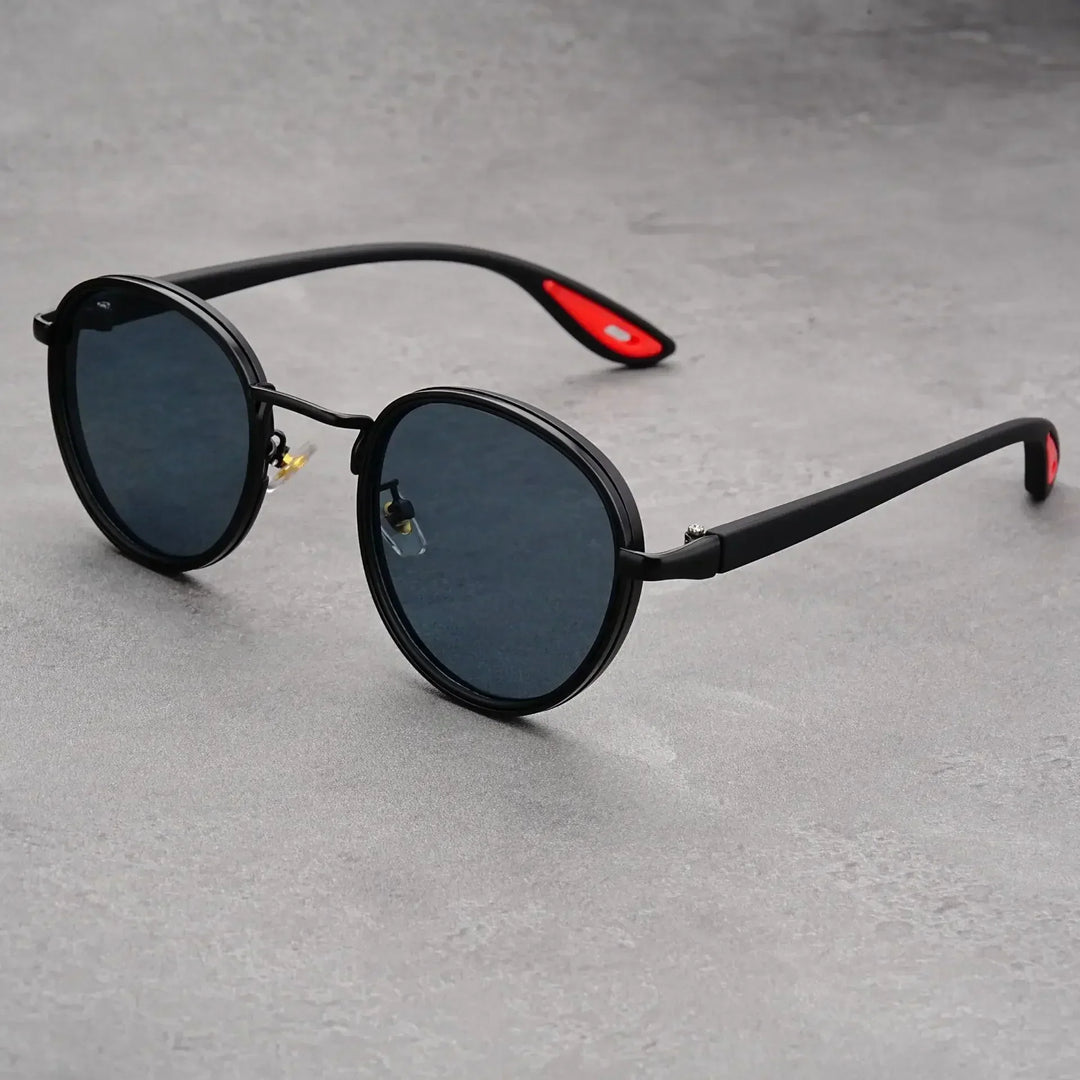 Lennox | Retro Round Polarized Sunglasses