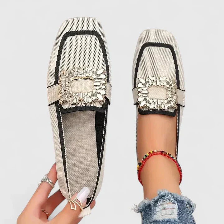Nathalie | Embellished Comfort Loafers