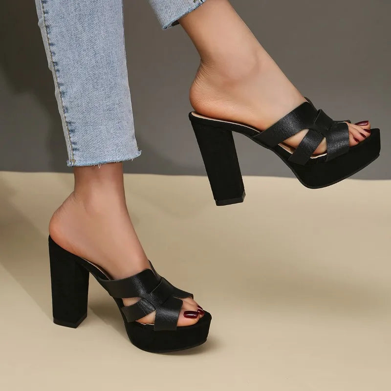 Julianne | Effortless Platform Elegance Heels