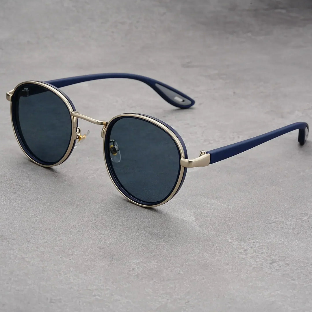 Lennox | Retro Round Polarized Sunglasses