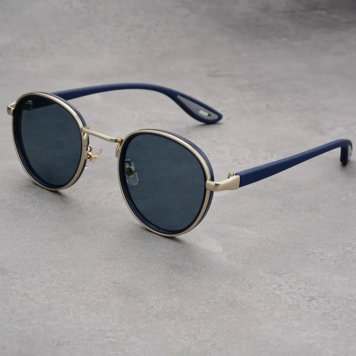 Lennox | Retro Round Polarized Sunglasses