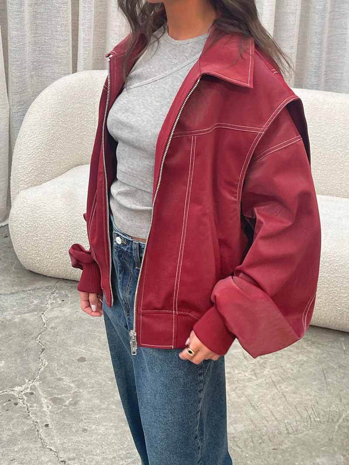 Fay | Oversized Bomber Jacket