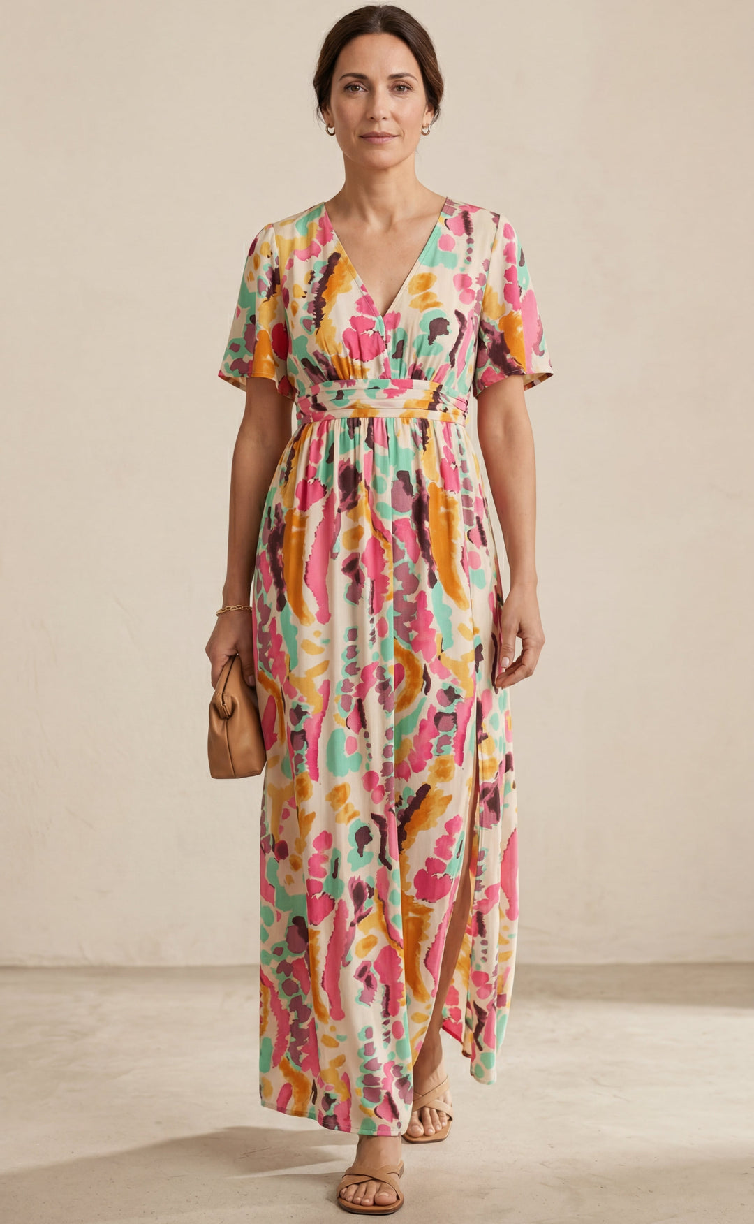 Nova | Classic V-Neck Dress
