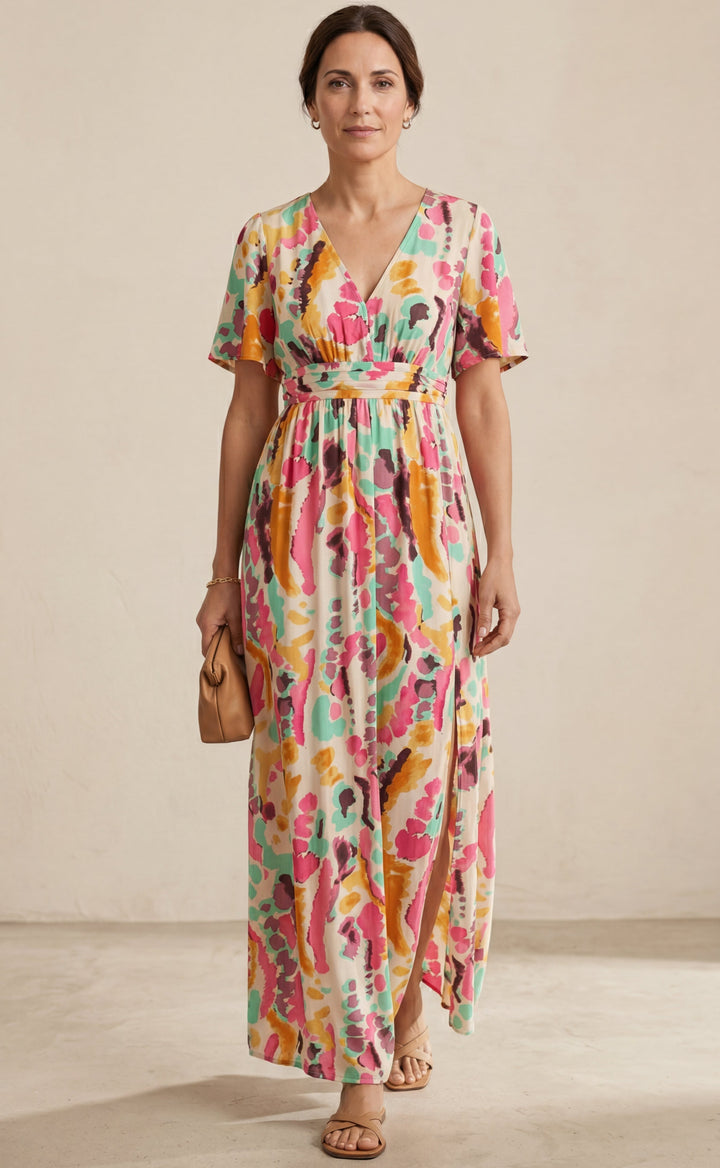 Nova | Classic V-Neck Dress