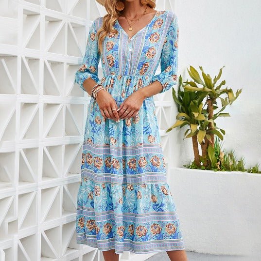 Lenora | Flattering Boho Dress