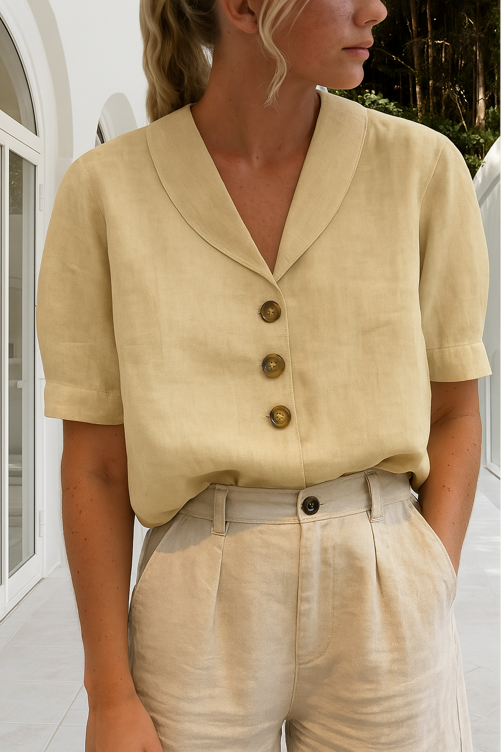 Margery | Breathable Summer Blouse