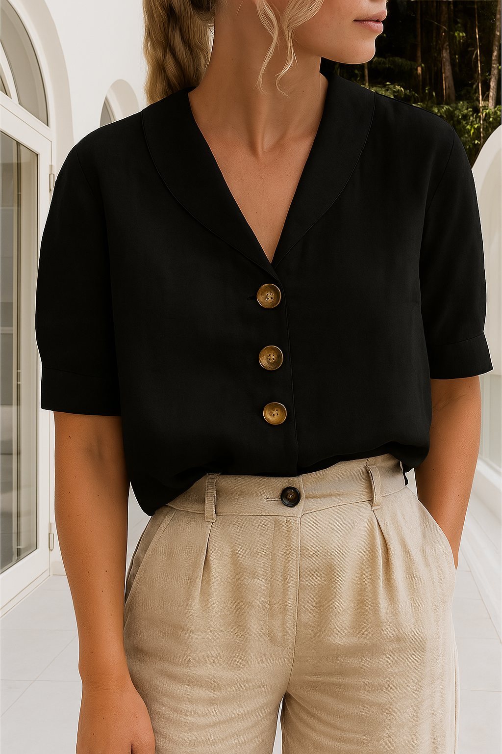 Margery | Breathable Summer Blouse