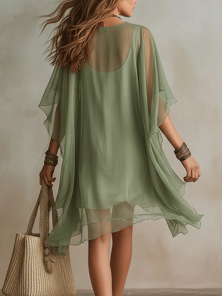 Fenella | Layered Boho Mini Dress