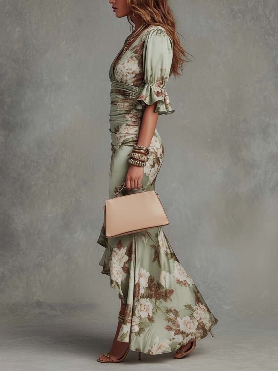 Kassy | Flattering Floral Maxi Dress
