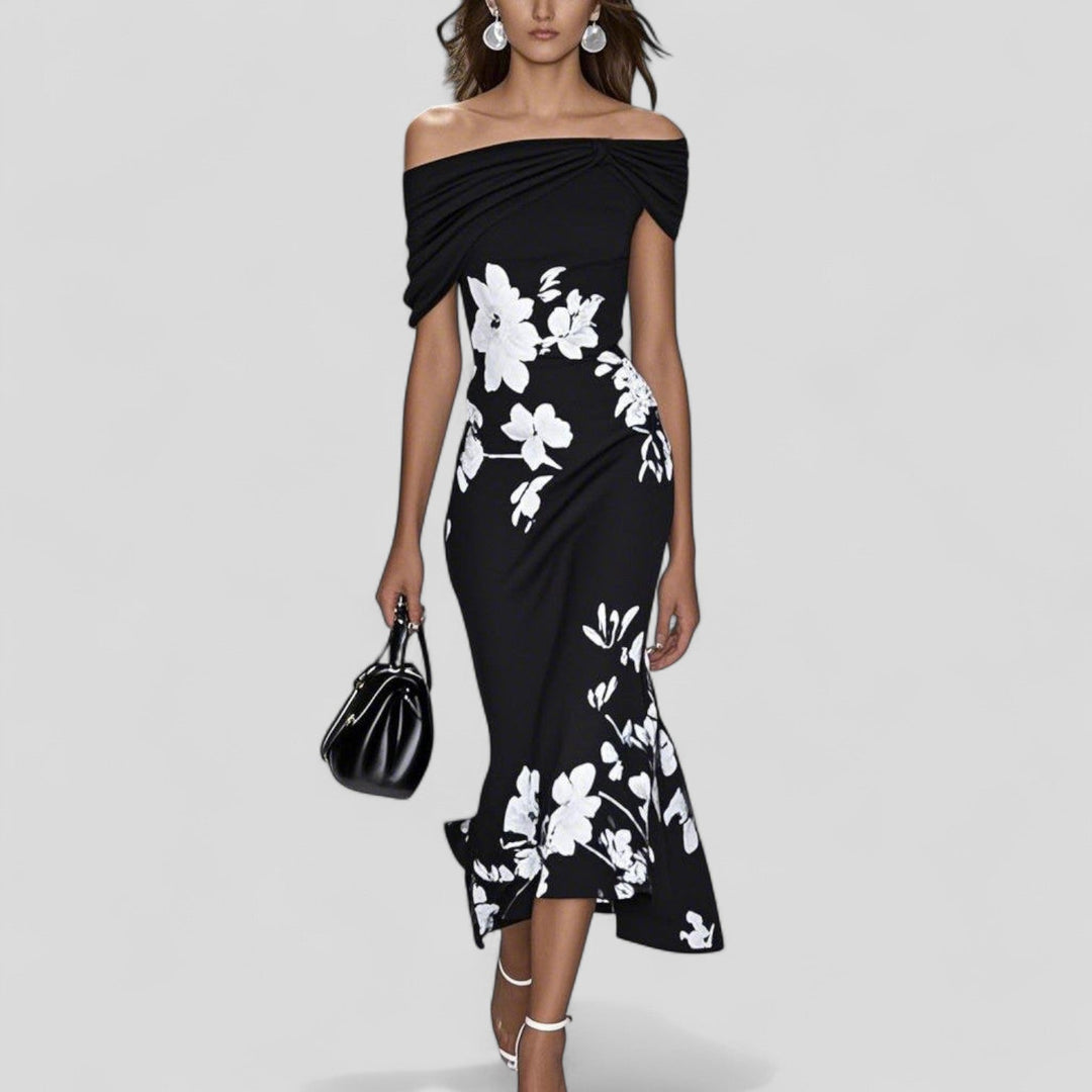 Sabrina | Elegant Midi Dress