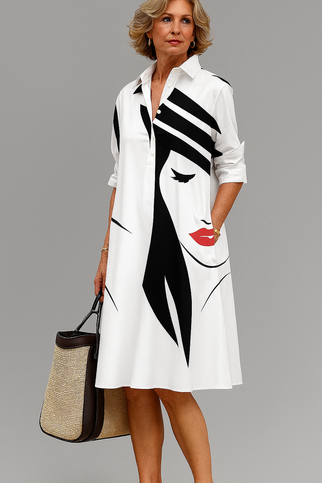 Susan | Elegant Midi Dress