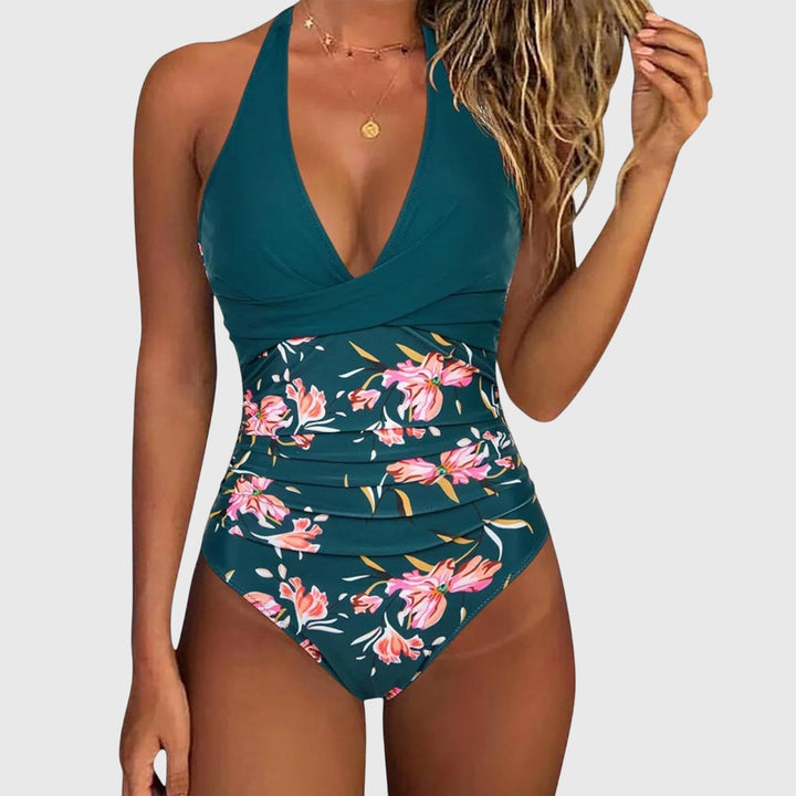 Enva | V-Neck One-Piece Swimsuit