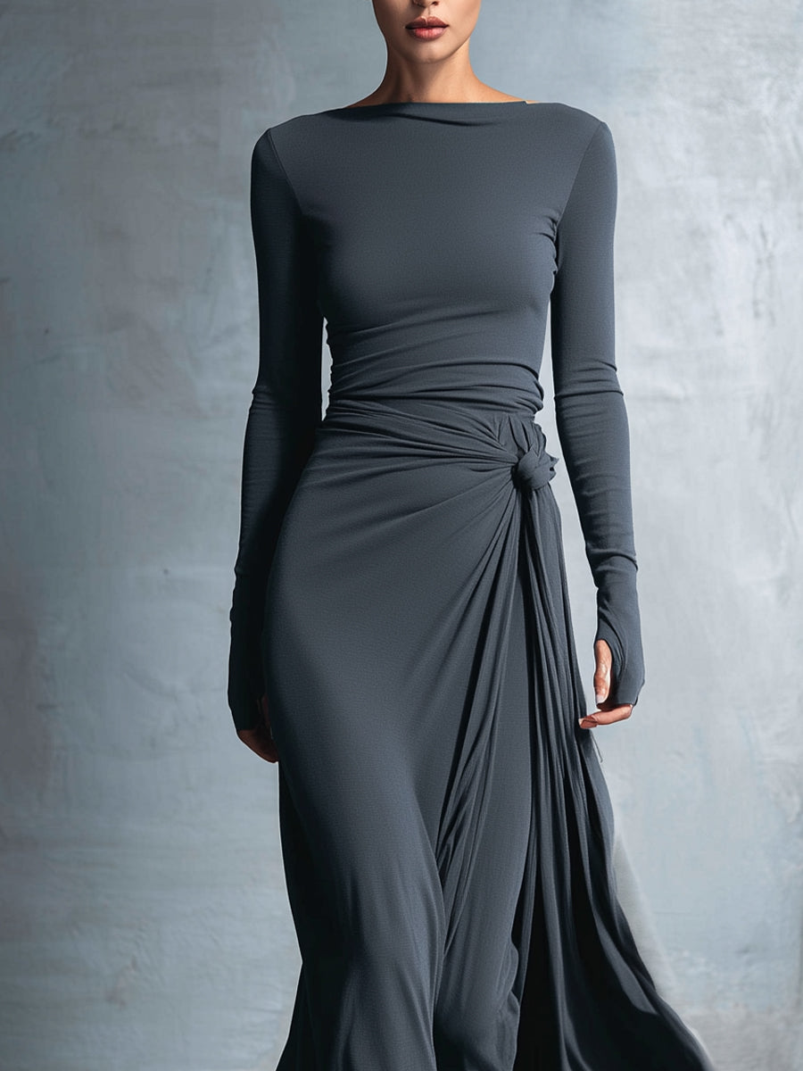 Ashley | Flattering Knot Maxi Dress