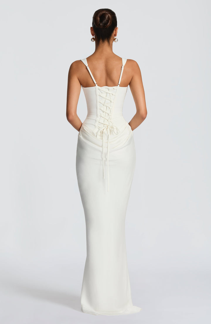 Eleanor | Elegant Square-Neck Maxi Dress