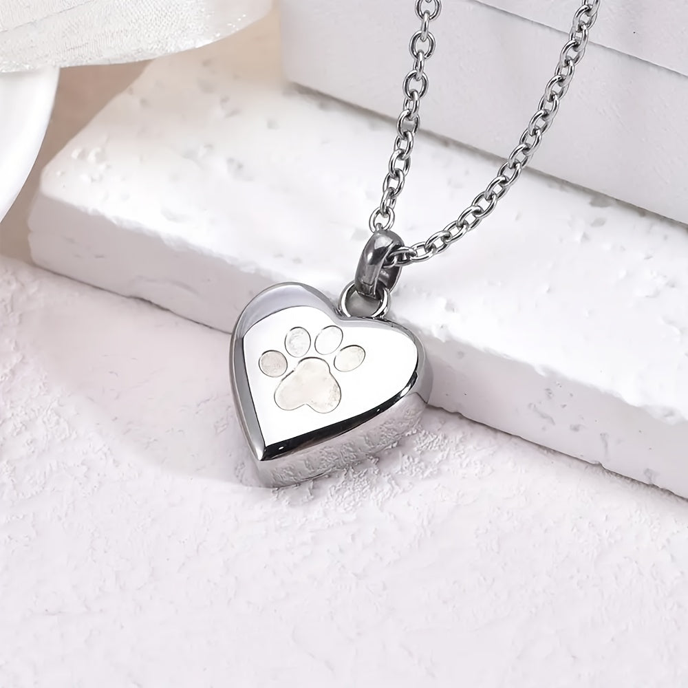 Colgante Corazón Personalizado con las Cenizas de tu Mascota