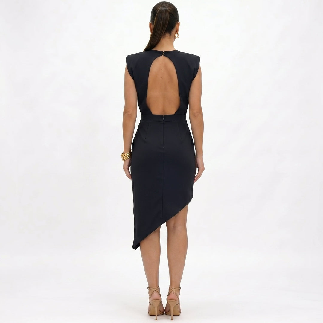 Aurora | Asymmetric Shoulder Dress
