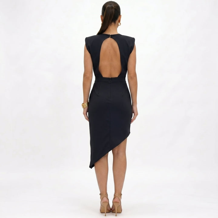 Aurora | Asymmetric Shoulder Dress