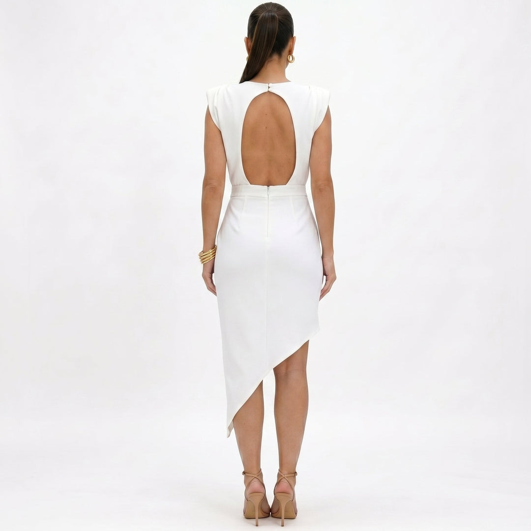 Aurora | Asymmetric Shoulder Dress