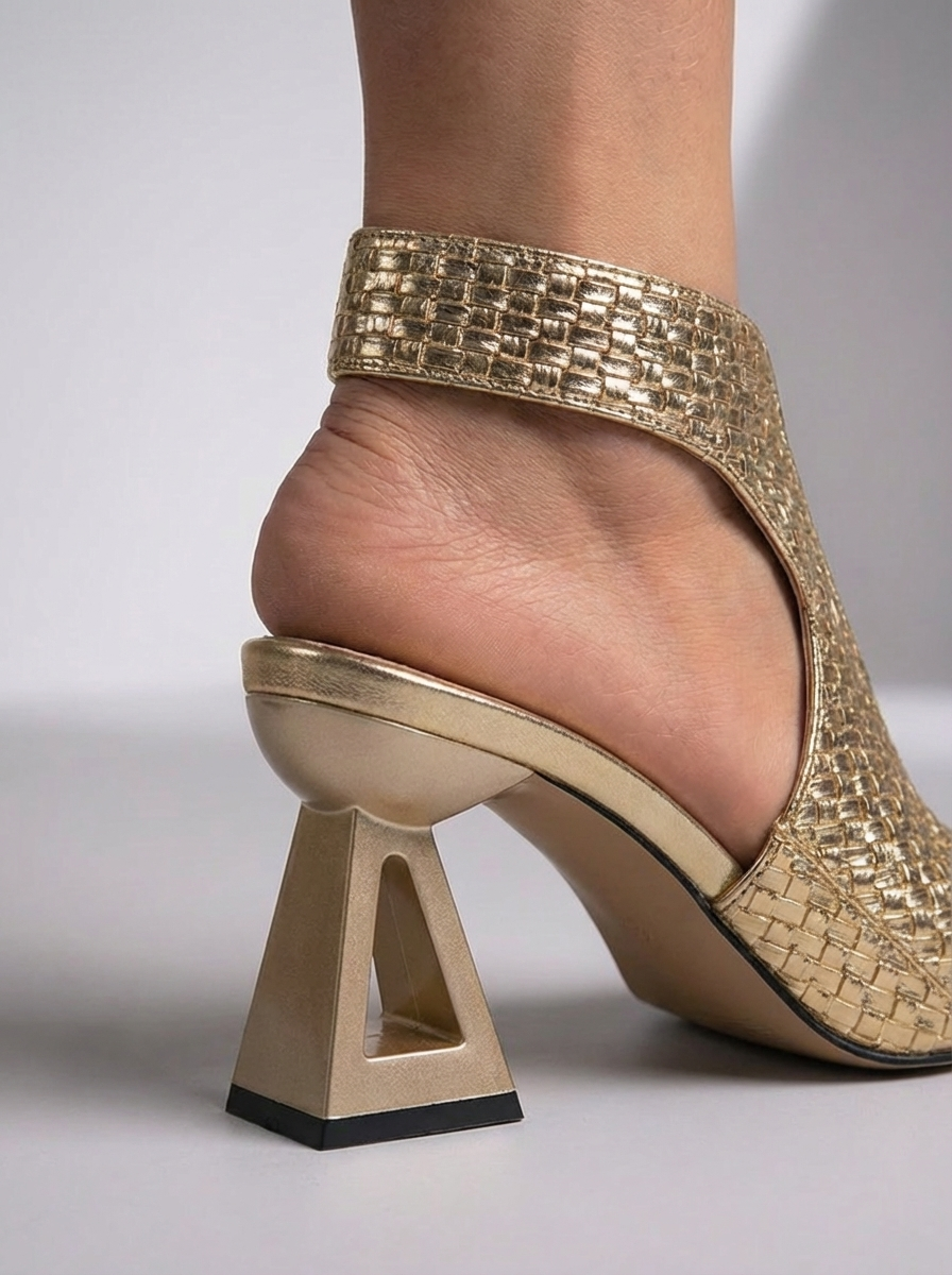 Georgina | Elegant Woven Heels