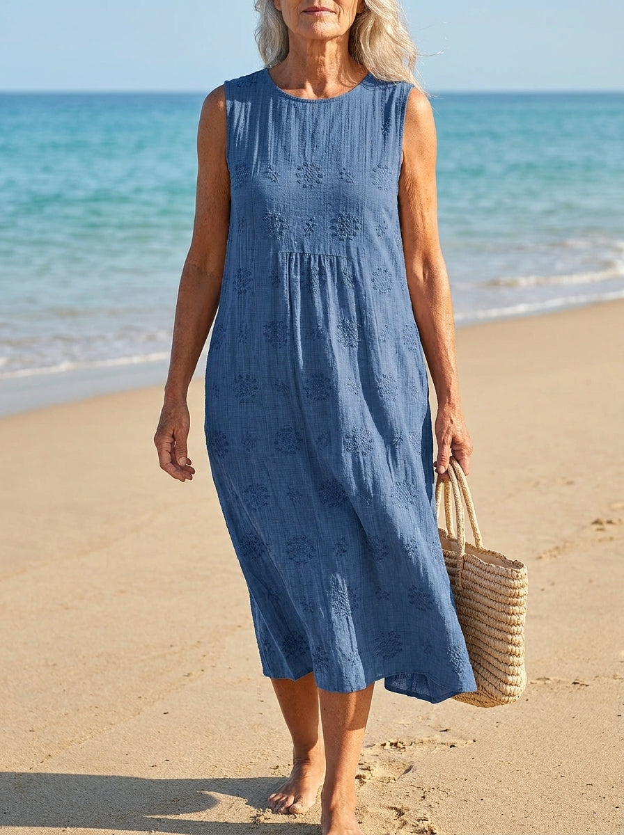 Sandra | Patterned Midi Dress