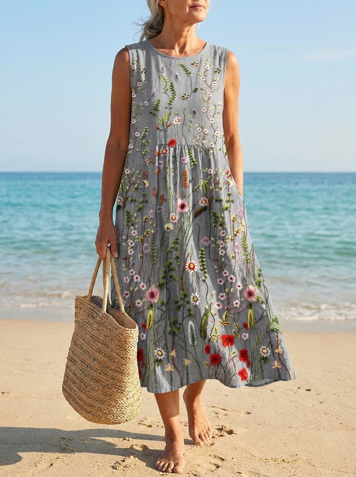 Annika | Wildflower Midi Dress