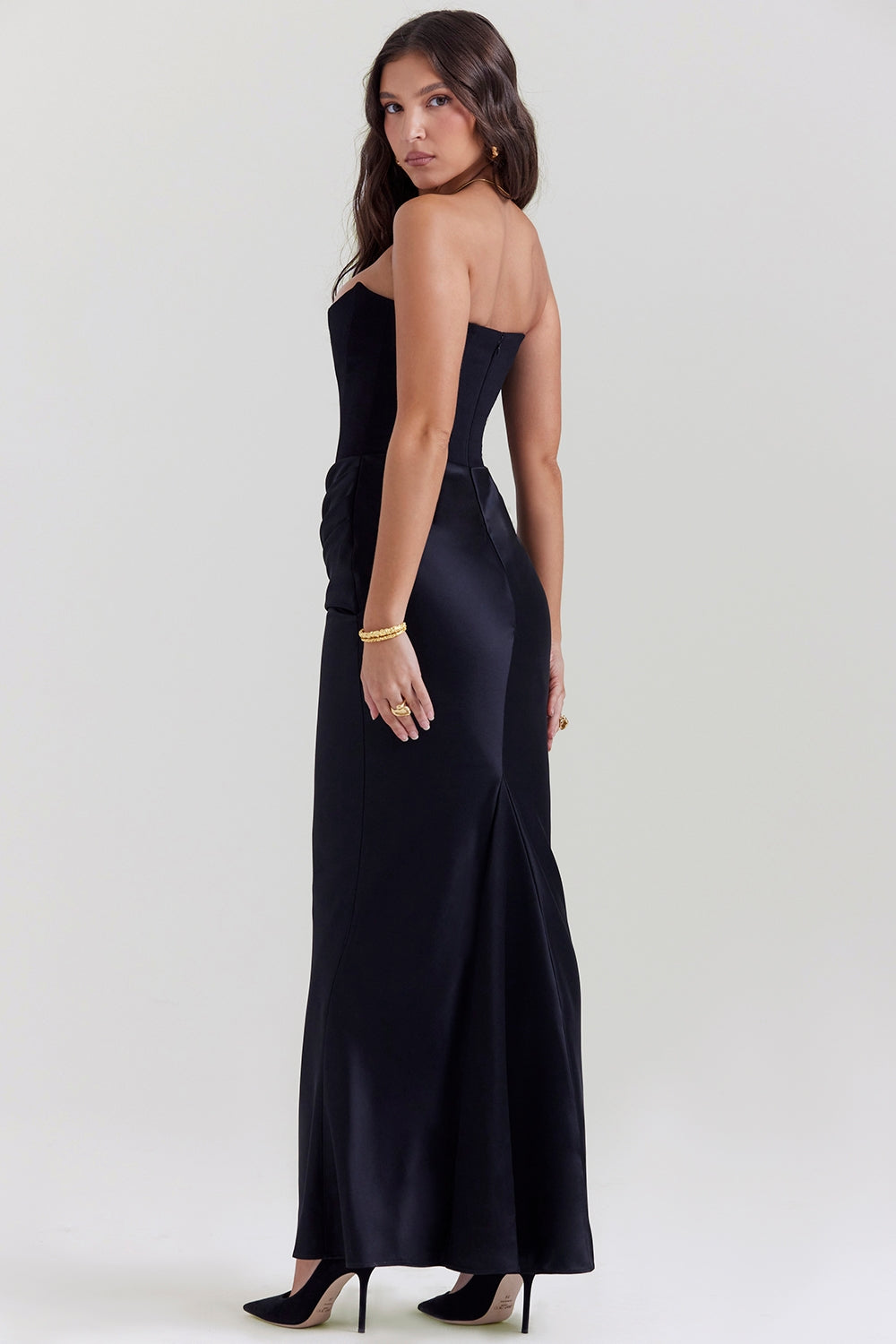 Anika | Strapless Sweetheart Maxi Wedding Guest Dress
