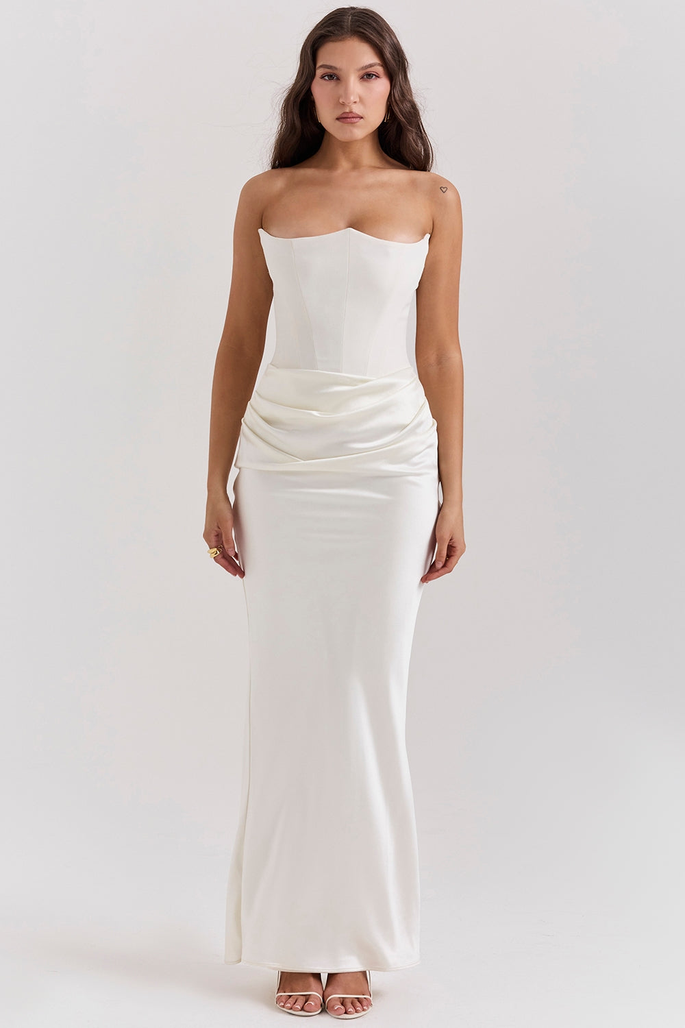 Anika | Strapless Sweetheart Maxi Wedding Guest Dress