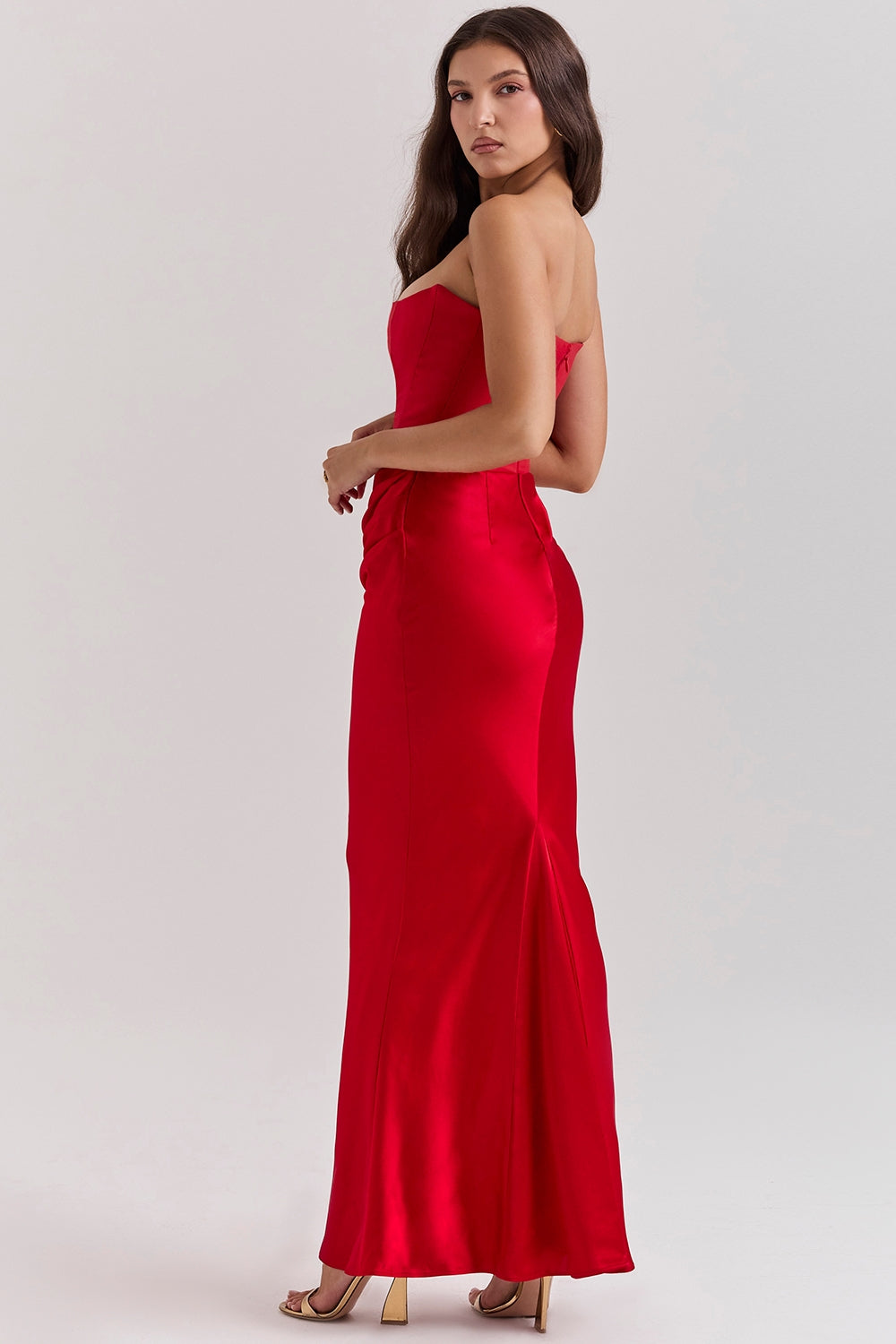 Anika | Strapless Sweetheart Maxi Wedding Guest Dress