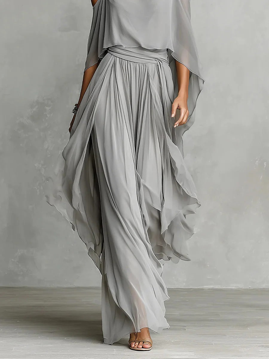 Mirelle | Off-Shoulder Flowy Set