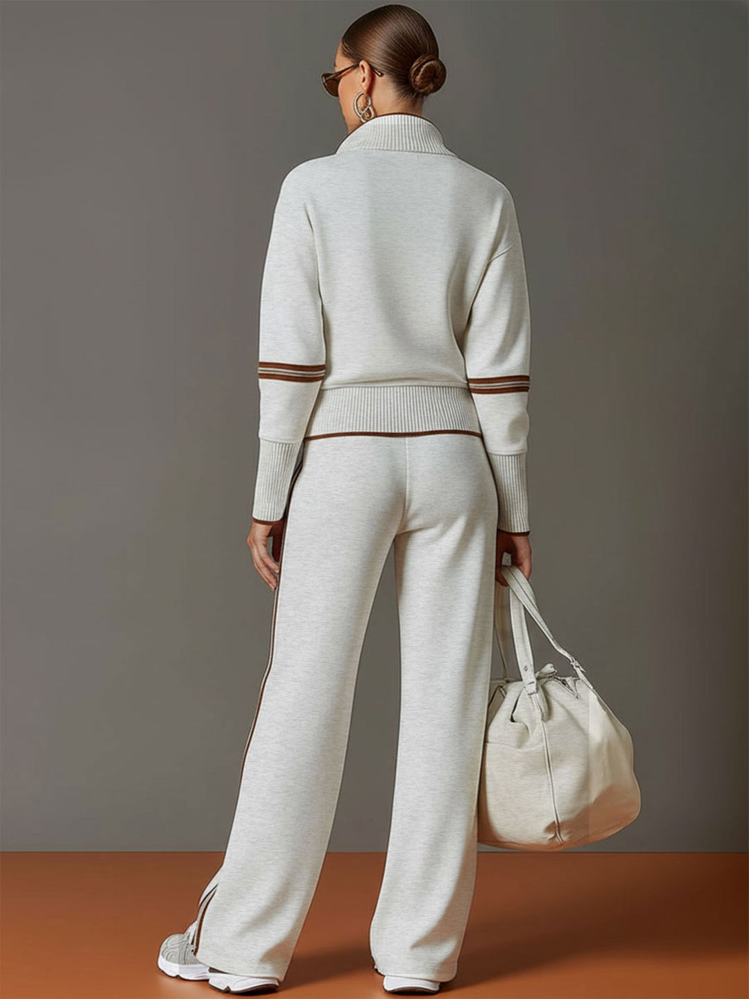 Wilda | Elegant Half-Zip Lounge Set