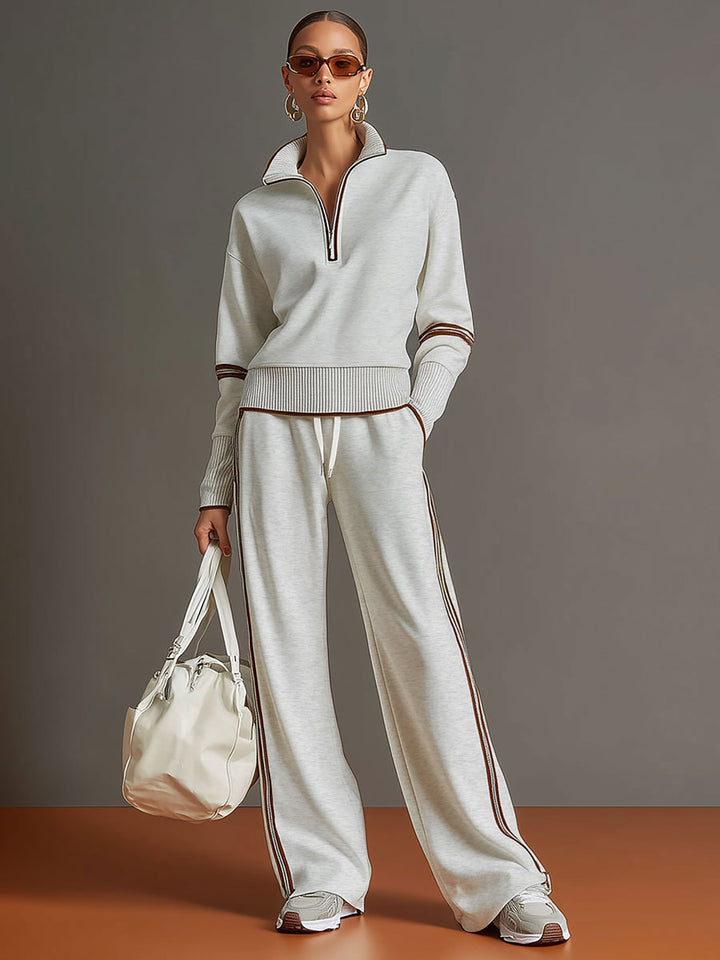 Wilda | Elegant Half-Zip Lounge Set