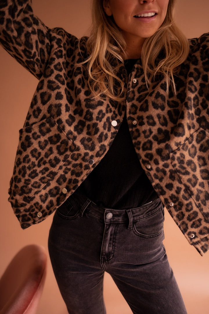 Charlotte | Stylish Leopard Print Jacket