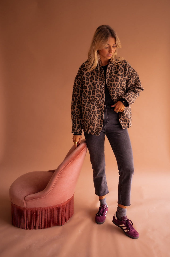 Charlotte | Stylish Leopard Print Jacket