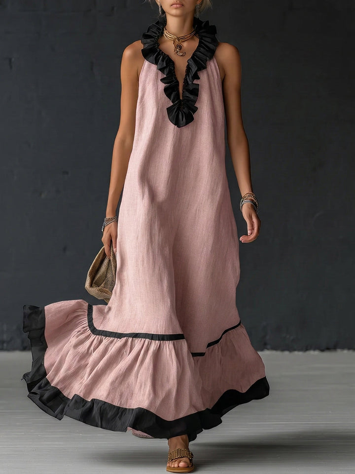Lola | Ruffled Flattering Maxi Dress
